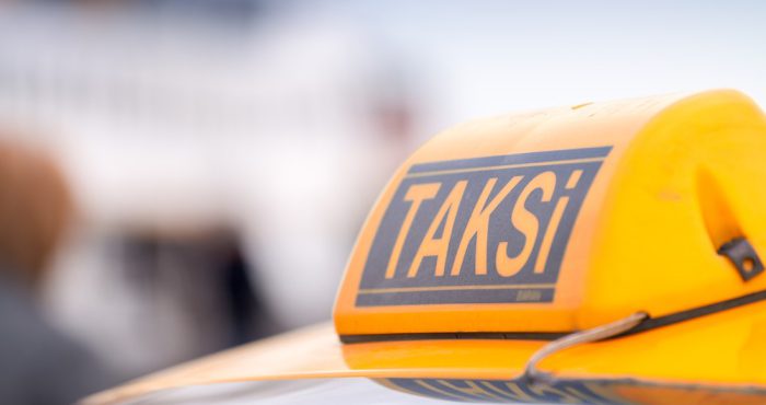 Taksi,Sign,In,Istanbul,,Turkey.
